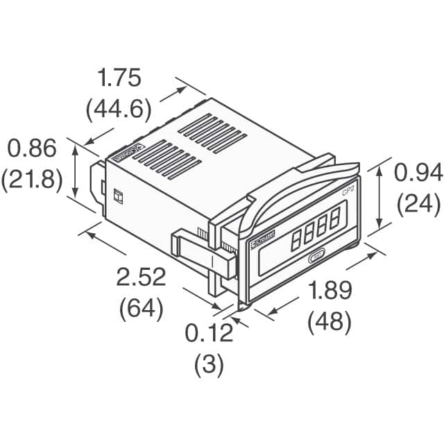 87610050 Crouzet Compteurs de panneaux - Compteurs horaires